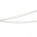 Delicate 14k gold slim box chain with thin gold links