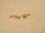 Gold CZ Heart Drop Earrings featuring open-heart charms and heart-shaped studs