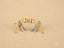 Elegant 18k solid gold dragonfly earrings with diamonds, art gold jewelry, screw-back closure