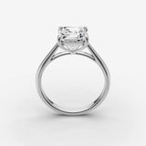 Cathedrale asscher diamond setting in gold, view 15