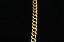 14K solid gold El Jefe Chain Cuban link curb necklace