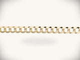 14K solid gold Jefe Chain Cuban link curb bracelet