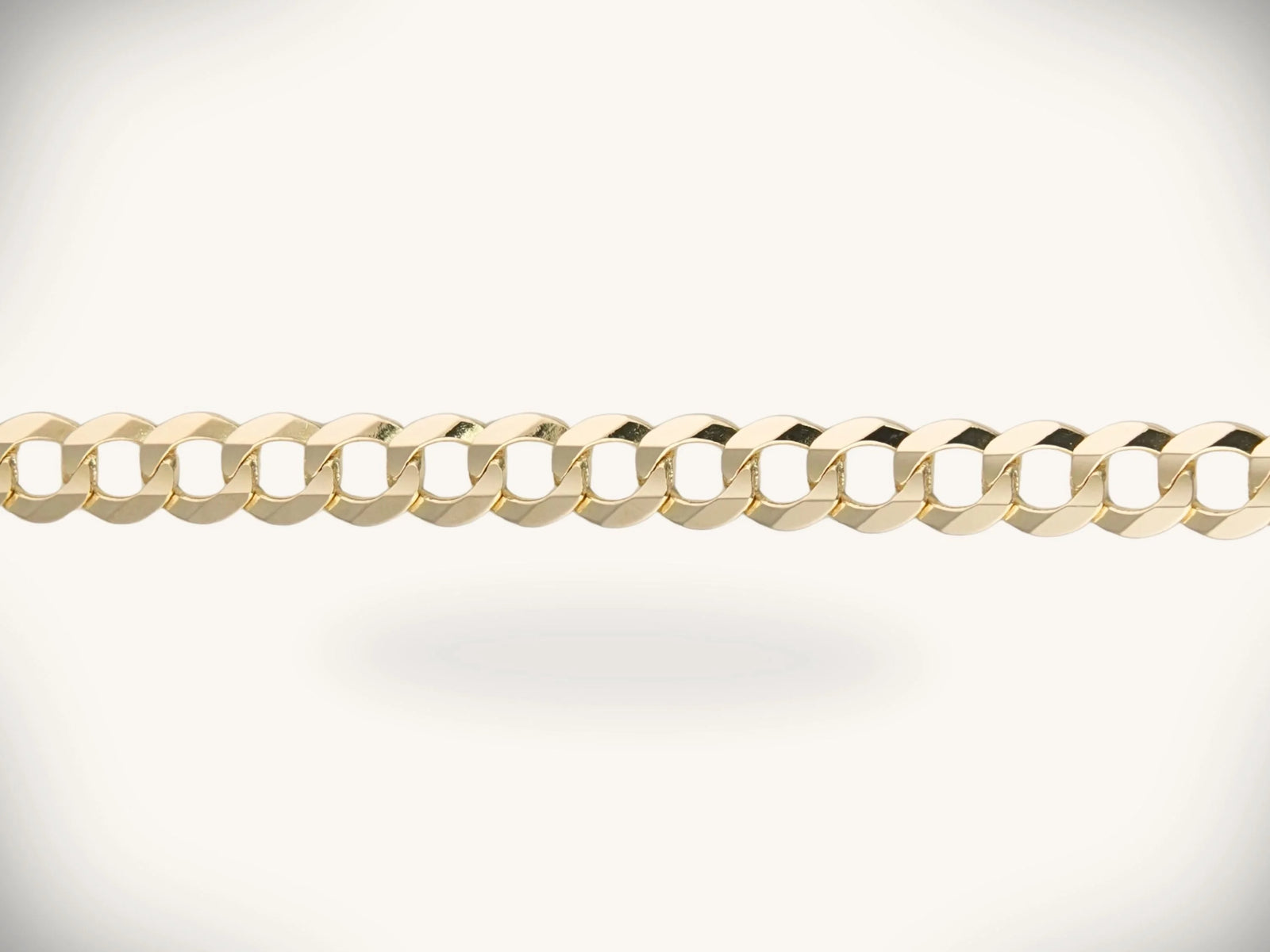 14K solid gold Jefe Chain Cuban link curb bracelet