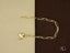 Elegant 18k gold heart-shaped lobster clasp bracelet with lock and key charm for art gold jewelry