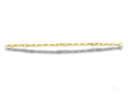 Elegant solid 18k gold mens bracelet with classic link pattern