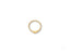 Elegant 18k yellow gold heart ring with a simple flat top surface for timeless style