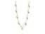 Elegant 18K Gold Beaded Necklace featuring delicate spherical charms, perfect art gold jewelry