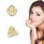 Elegant personalized initial letter ring in 14k gold featuring art gold signature design