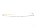 Elegant solid 18k gold brick link bracelet for timeless sophistication