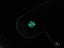 Emerald Radiance Earrings featuring a round green cubic zirconia set in 18k gold prong setting
