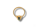 Emerald Whisper 18K gold green tourmaline marquise ring