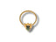 Gold ring with dark green marquise-cut green tourmaline from Emerald Whisper collection