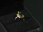 Gold ring with green tourmaline and diamond accents from Emerald Whisper collection