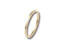 Thin polished Essence Linea 1mm art gold jewelry ring