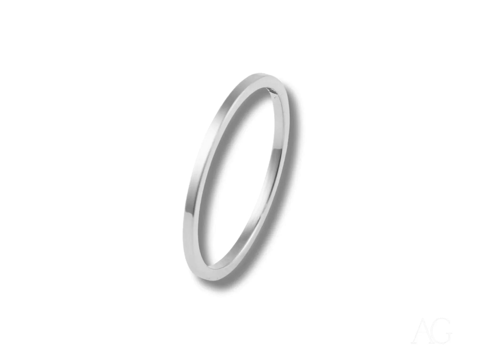 Shiny Essence Linea 1mm ring in art gold jewelry