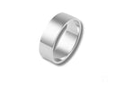 Essence Linea 6mm polished silver-toned flat-band ring