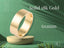 Solid 18k gold ring from Essence Linea 6mm collection showcasing art gold jewelry design