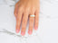 Eternal Duo gold wedding band with white channel-set diamond art gold jewelry