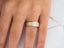 Eternal Duo gold wedding band with diamonds showcasing two-tone art gold jewelry design
