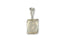Eternal Frost Crystal & Diamond Pendant in 18k White Gold with Pavé Diamond Accent