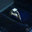 Eternal Love 18k Diamond Engagement Ring with 56ct diamond and pavé gold band