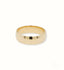 Plain yellow gold domed wedding band from Eternal Love 18k collection, crafted in 18k solid gold