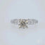 Eternal Love 18k White Gold Ring with 1.35ct diamond, art gold jewelry, Greater Boston Area