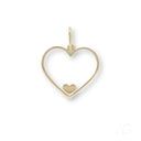 Elegant eternal love pendant with heartfelt glint heart design