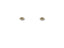 Gold-toned evil eye CZ earrings featuring clear gemstone accents in art gold jewelry style