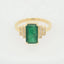 Exquisite 18k Gold Ring with 2.3ct Emerald featuring rare emerald encounter art in Greater Boston Area