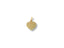 Gold heart-shaped Best Friends charm from Forever Hearts art gold jewelry collection