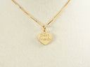 Gold Forever Hearts Best Friends Heart Pendant in Art Gold Jewelry