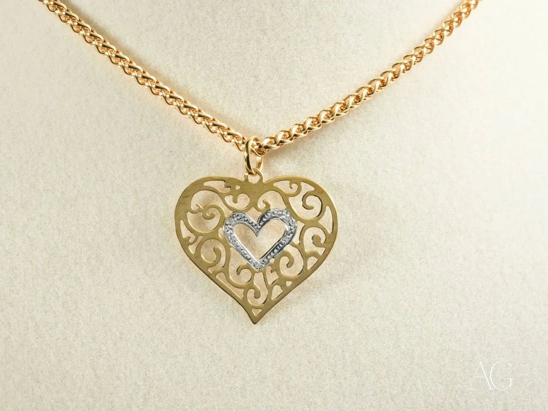 Forever Together Double Heart Pendant