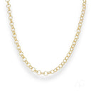Shiny 18k gold anklet with rolo chain, embracing timeless sophistication