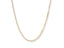 Elegant 18k solid gold box chain necklace from Art Gold Jewelry, the Gold Box Chain