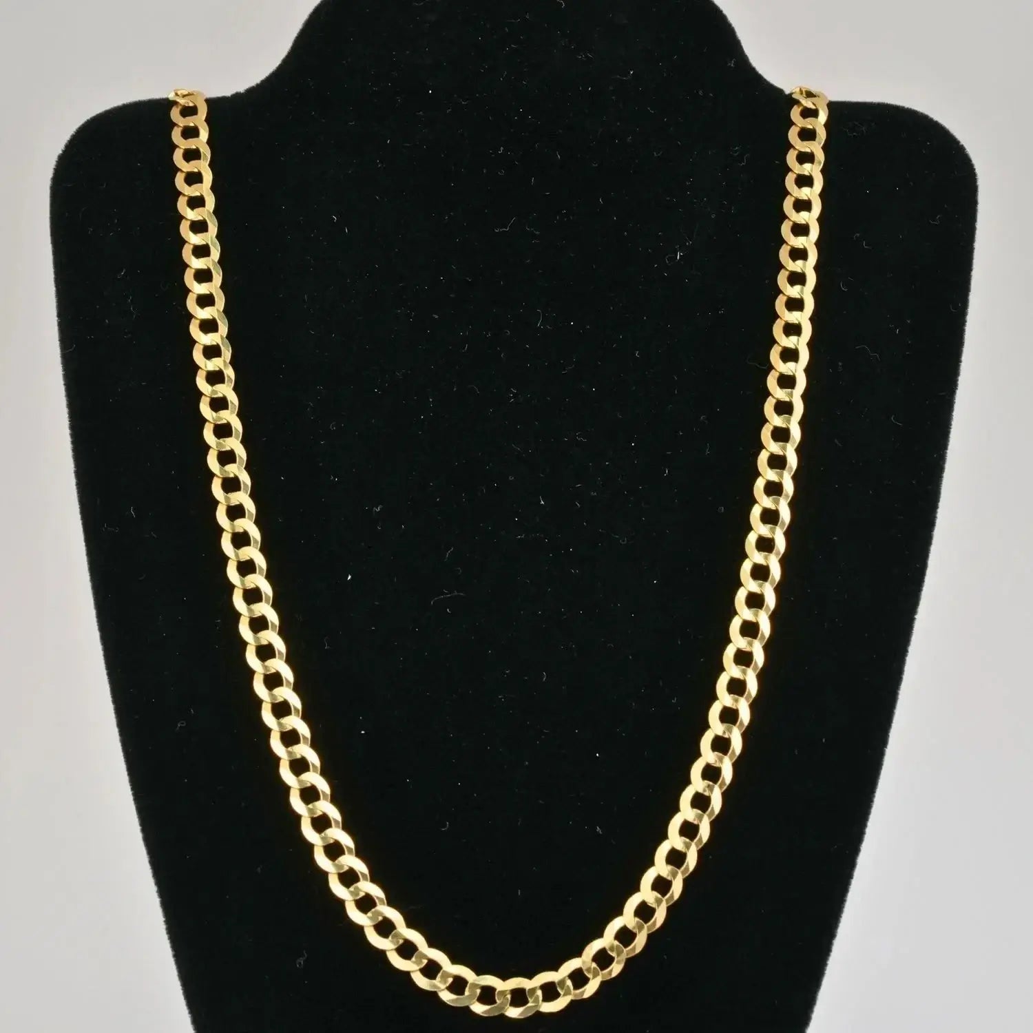 El Jefe Chain – 14K Solid Gold Cuban Link