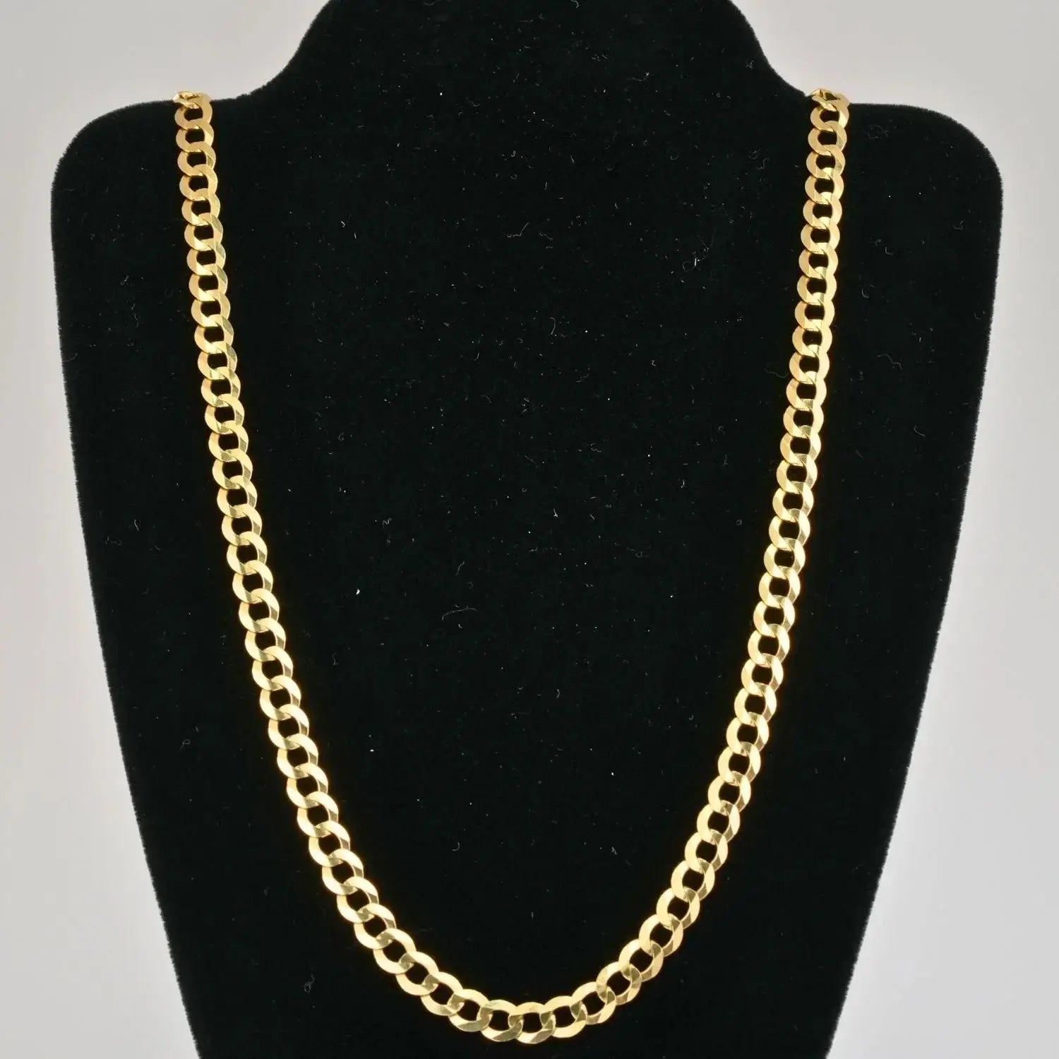 El Jefe Chain – 14K Solid Gold Cuban Link