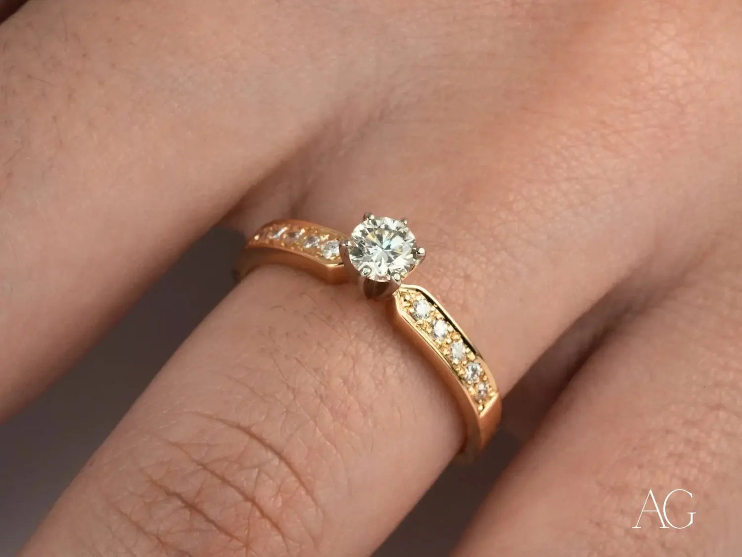 Golden Promise Engagement Ring
