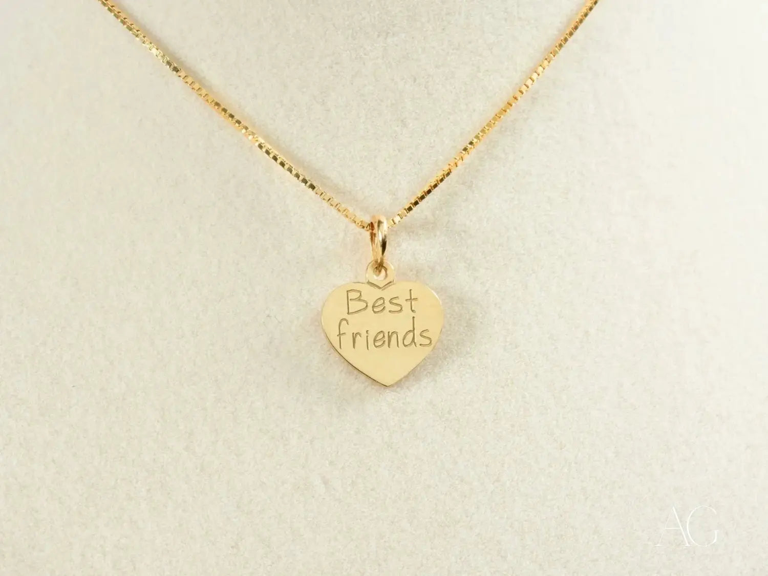 Forever Hearts: Best Friends Heart Pendant