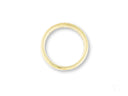 Golden Cascade thin gold eternity ring with small diamonds, comfort fit