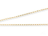 Delicate 18k yellow gold basic link chain strands in art gold jewelry