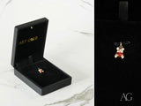 Golden Cub Bear Pendant in Art Gold Jewelry