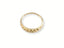 Golden Grace 18k Aparador Ring with embossed diamond pattern exudes timeless elegance