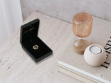 Open Golden Grace Jesus Pendant in Black Jewelry Box