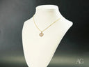 Golden H Doll gold doll pendant: delicate chain with heart pendant