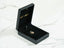 Black velvet jewelry box with Golden H Doll gold doll pendant featuring art gold jewelry