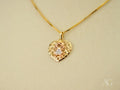 Golden H Doll: Gold Doll Pendant