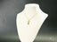 Gold-tone necklace featuring a heart boy pendant, art gold jewelry in 18k solid gold