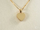 Golden Heart Pendant in 18k Solid Gold