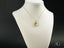 Art gold jewelry golden heart pendant necklace in 18k solid gold with open heart design